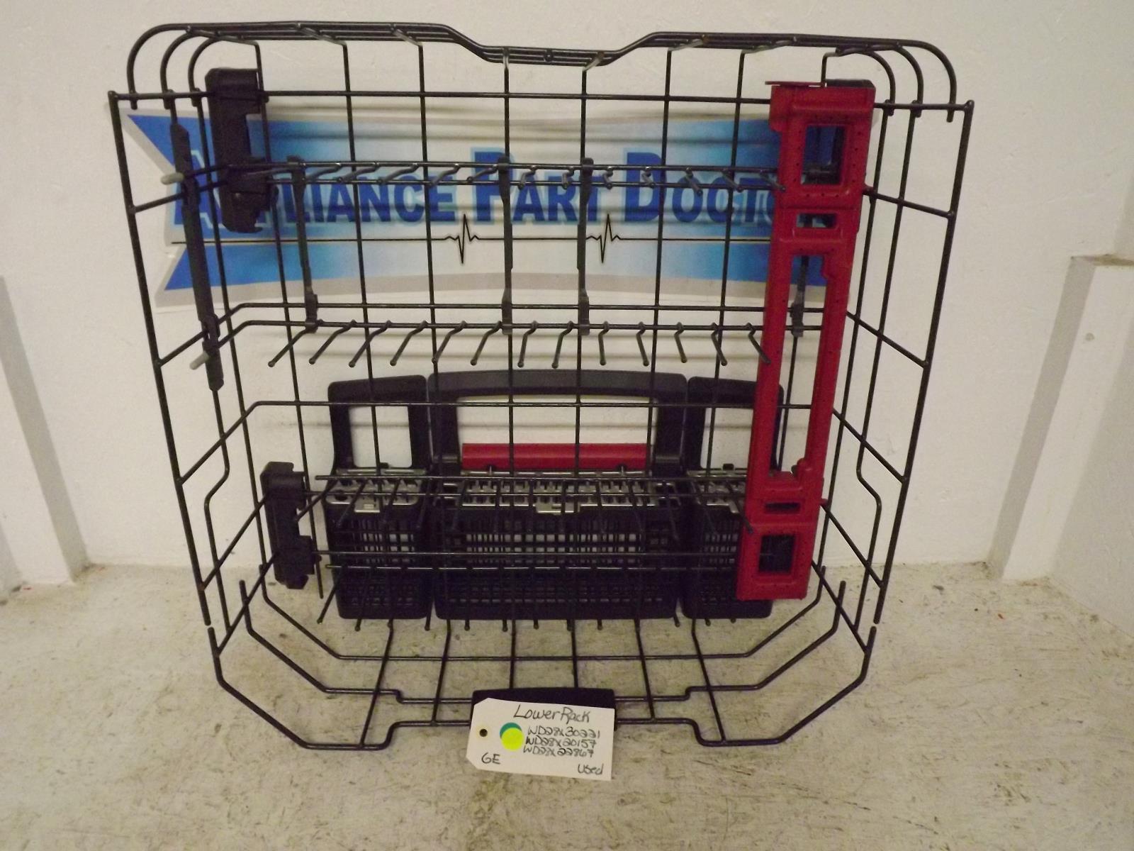 GE Dishwasher WD28X30221 WD28X20157 WD28X22867 Lower Rack Used GE Dishwasher WD28X30221 WD28X20157 WD28X22867 Lower Rack Used